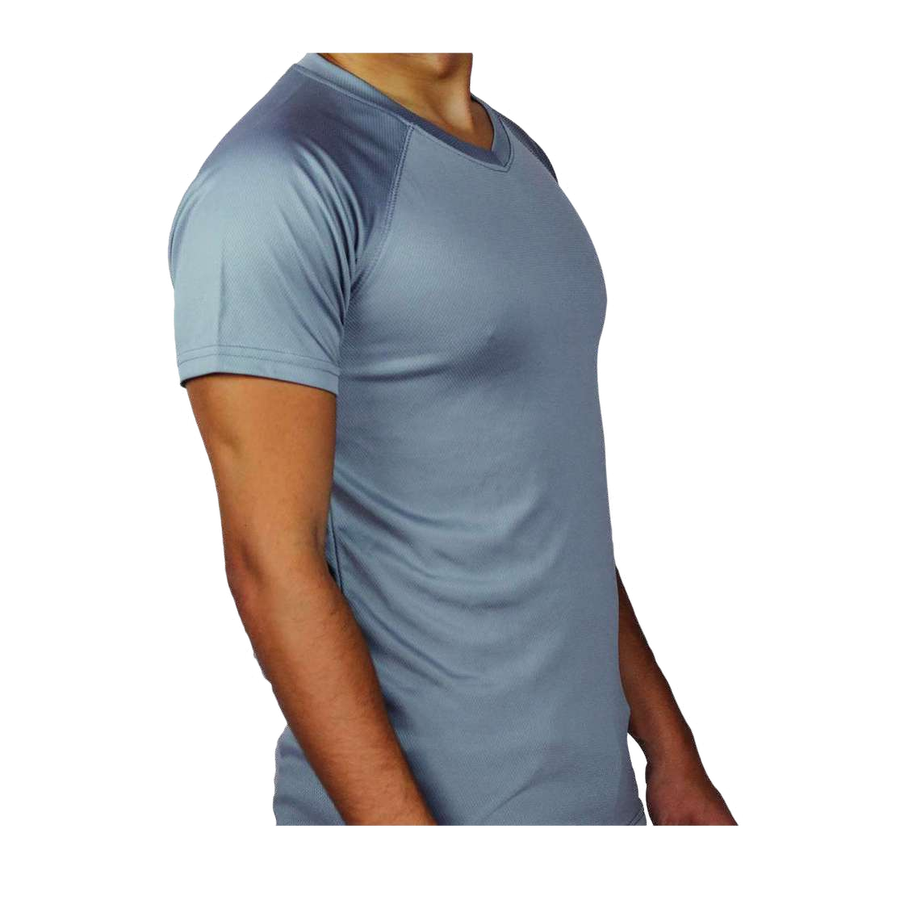 Camiseta Dry Fit Ojo de Ángel cuello V