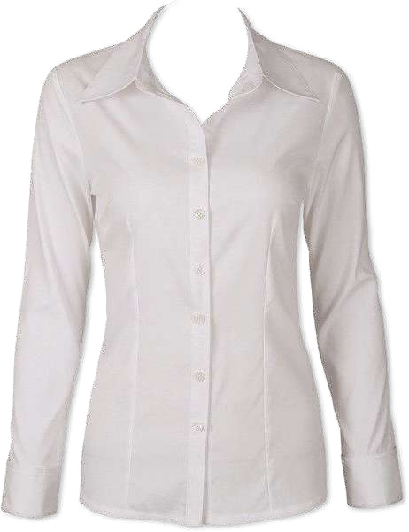 Camisa Oxford manga larga para mujer