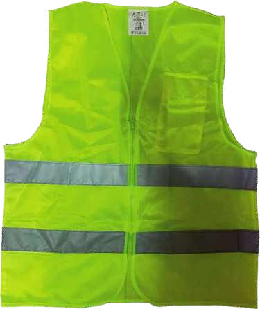 Chaleco reflectivo zipper y bolsillo CH-002