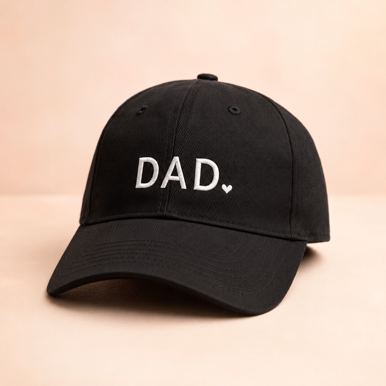 Gorra negra bordada DAD